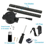 3D Hologram Fan 42CM WiFi 3D Holographic Projector Advertising Display Light HD Holographic Projector for Stores Bars Party Xmas