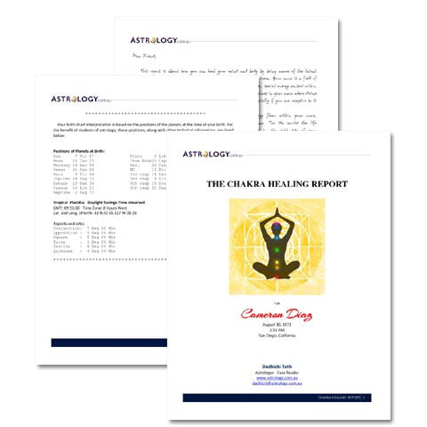 Chakra Healing Report CHAKRA HEALING REPORT