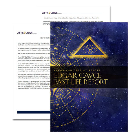 Edgar Cayce Past Life Report Edgar Cayce Past Life Report