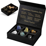 Sagittarius Crystals Gift Set, Zodiac Signs Healing Crystals Birthstones with Horoscope Box Set Sagittarius Astrology Crystals Healing Stones Gifts
